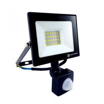 LED прожектор с д. движения 30 Вт 6500К 2700 Лм IP65