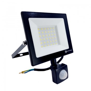 LED прожектор с д. движения 50 Вт 6500К 4500 Лм IP65