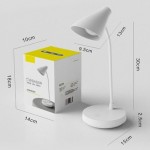LED светильник настольный  конусный Голубой с аккумулятором