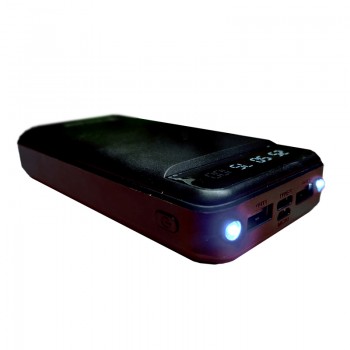 Power Bank 20000 mAh с фонариком type-c Черный
