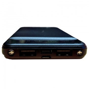 Power Bank 10000 mAh с фонариком type-c Черный