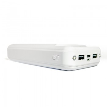 Power Bank 20000 mAh с фонариком type-c Белый