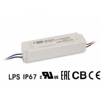 Блок живлення Mean Well 100.8W DC24V IP67 (LPV-100-24)