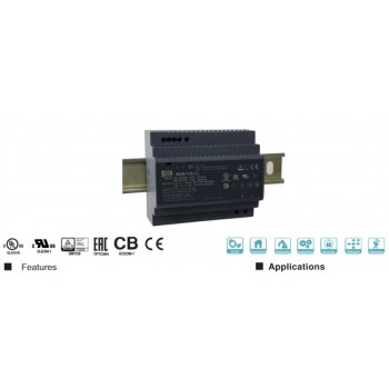 Блок живлення Mean Well на DIN-рейку 135.6W DC12V (HDR-150-12)