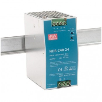 Блок живлення Mean Well на DIN-рейку 240W DC24V (NDR-240-24)