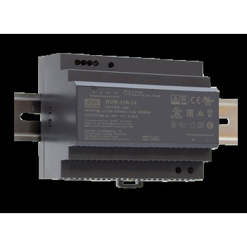 Блок живлення Mean Well на DIN-рейку 150W 24V IP20 (HDR-150-24)