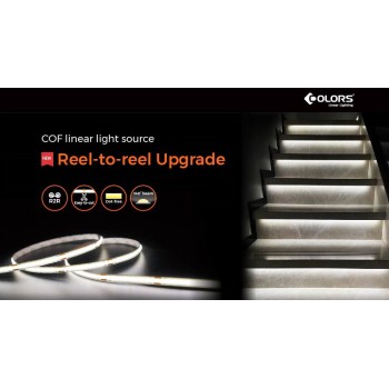 LED стрічка COLORS 120-2835-24V-IP20 8.4W 820Lm 5000K 5м (D8120-24V-8mm-DW)