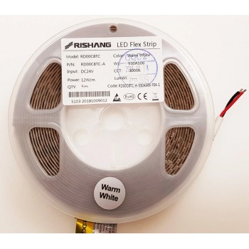 LED-стрічка RISHANG 128-2835-24V-IP20 12W 1578Lm 4000K 50 м (RD00C8TC-A-NW_50)