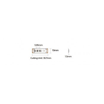 LED стрічка COLORS 168-3838-24V-IP33 15.7W RGB 5м (DA168RGB-24V-10mm)