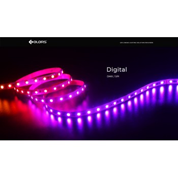 LED стрічка COLORS 60-5050-12V-IP20 8.4W SMART RGB-SPI 5м (DS560RGB-12V-10mm)
