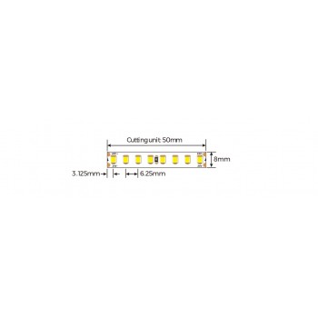 LED стрічка COLORS 160-2835-24V-IP20 13W 2000Lm 6000K 5м (DR8160-24V-10mm-W)