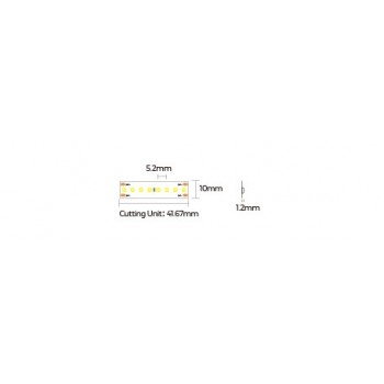 LED стрічка COLORS 192-24V-IP33 13W 1310Lm 3000K 5м (FD192-24V-10mm-WW)