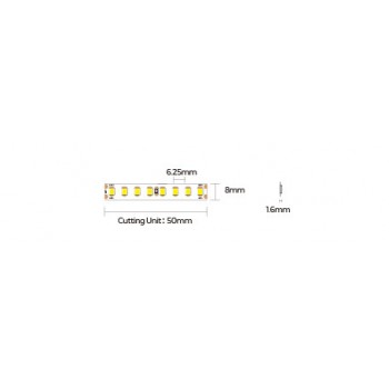 LED стрічка COLORS 160-2835-24V-IP33 13W 1935Lm 3000K 5м (D8160-24V-8mm-WW)
