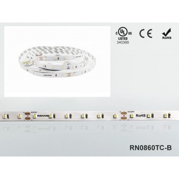LED стрічка RISHANG 60-2835-24V-IP20 5,5W 463Lm 3000K 5м (RN0860TC-B-WW)