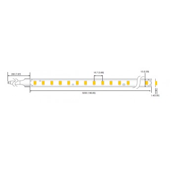LED стрічка RISHANG 60-2835-12V-IP33 12W 920Lm 3000K 5м (RD0060TA-A-WW)