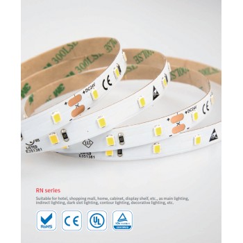LED стрічка RISHANG 120-2835-24V-IP20 8,6W 818Lm 6500K 5м (RN08C0TC-B-W)