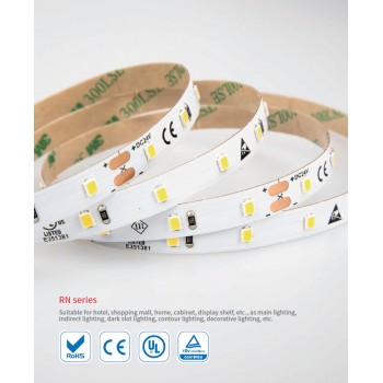 LED стрічка RISHANG 120-2835-12V-IP20 8,6W 818Lm 6500K 5м (RN08C0TA-B-W)