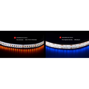 LED стрічка COLORS 168-3838-24V-IP33 15.7W RGB 5м (DA168RGB-24V-10mm)