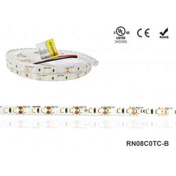 LED стрічка RISHANG 120-2835-24V-IP20 8,6W 818Lm 6500K 5м (RN08C0TC-B-W)