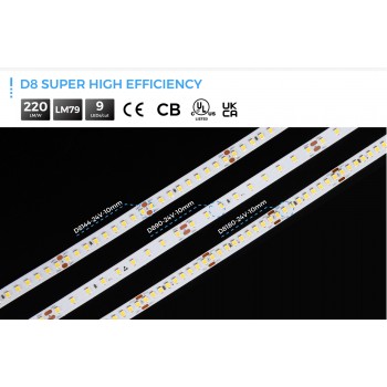 LED стрічка COLORS 90-2835-24V-IP20 4,3W 890Lm 3000K 5м (D890-24V-10mm-WW)