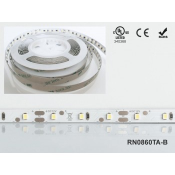 LED стрічка RISHANG 60-2835-12V-IP20 5,5W 490Lm 6000K 5м (RN0860TA-B-W)
