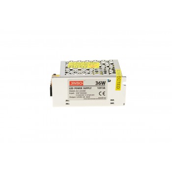 Блок живлення 36 W 12 V негерметичний premium Jinbo