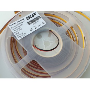 Світлодіодна стрічка COB LED ESTAR (IP20) 24V тепло-біла (3500 К) premium
