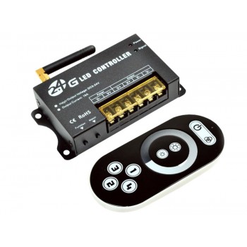 Touch LED диммер 16A RF 192W 12V black