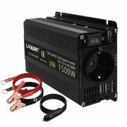 Инвертор (преобразователь) 12V-220V 1500W